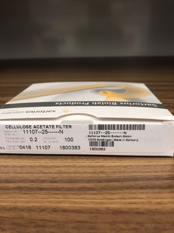 Màng lọc Cellulose Acetate (CA) - Sartorius 11107-25-N