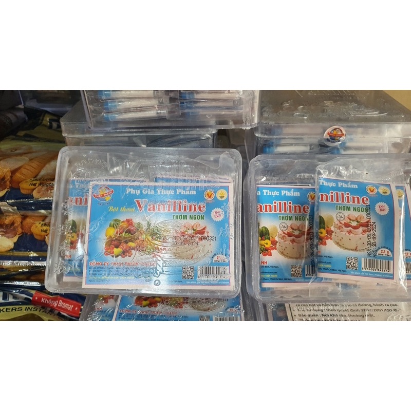 Bột vani vỉ 10 ống