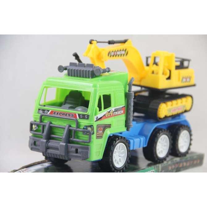 Ô Tô Chở Máy Xúc Cho Bé PCC- 15