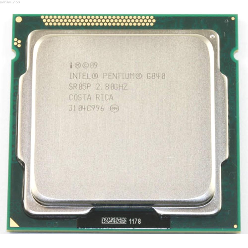 CPU  G840 2.80 GHz, 3Mb