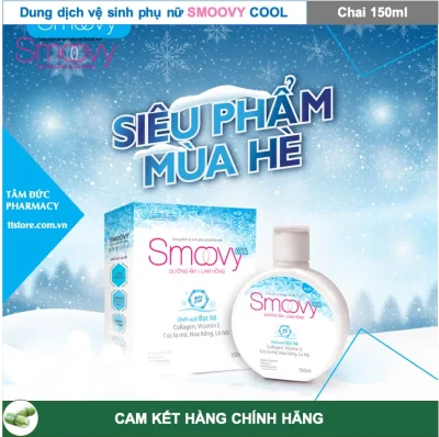 [HCM]SMOOVY COOL [Chai 150ml] - Dung Dịch Vệ Sinh Phụ Nữ Smoovy [Smovy smuvy smovy cool]