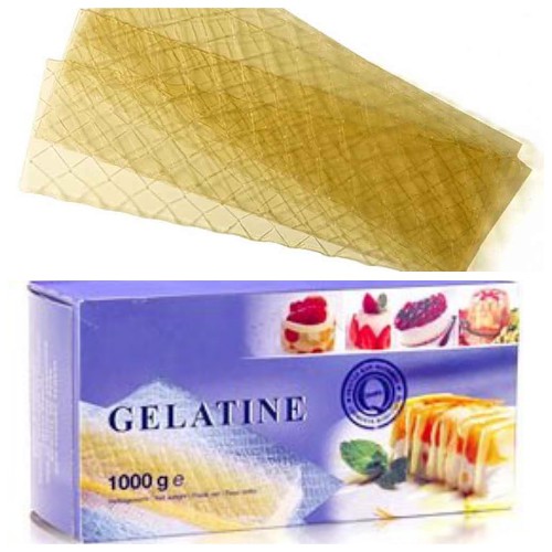 Lá gelatine đức ewald 3g - 5 lá