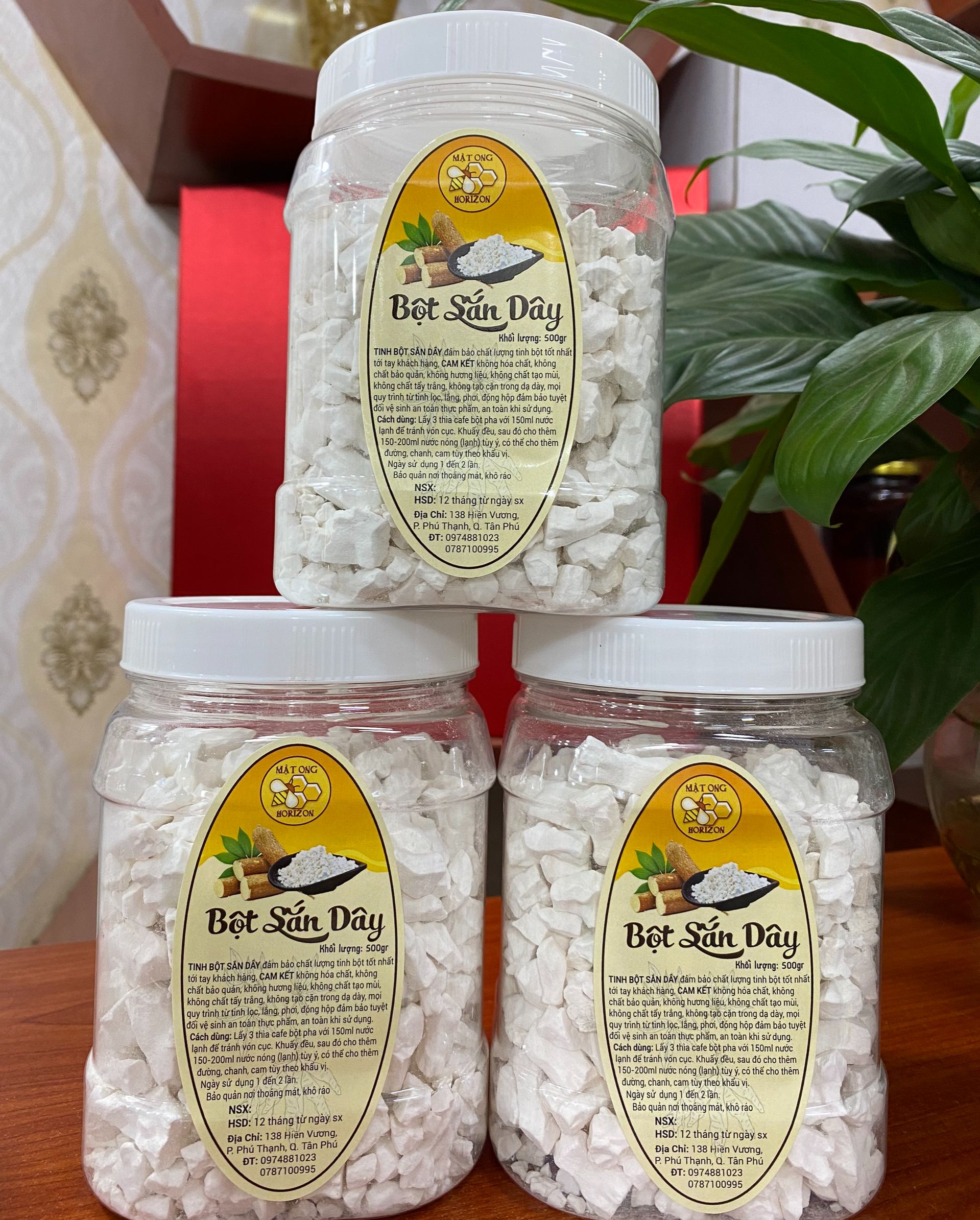 Tinh bột sắn dây nguyên chất