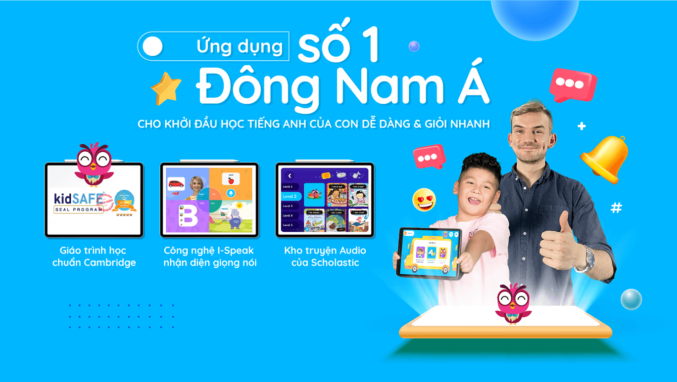 COMBO Babilala EDUPIA trọn đời 3 cấp (Tiếng anh online chất lượng cao)