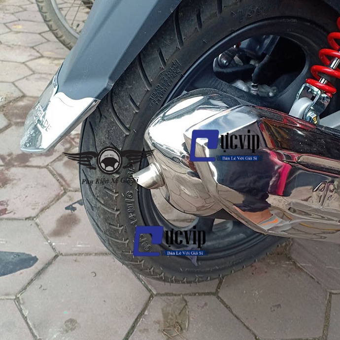 Chụp Đích Pô Lead 2013 - 2019 INOX MS2513