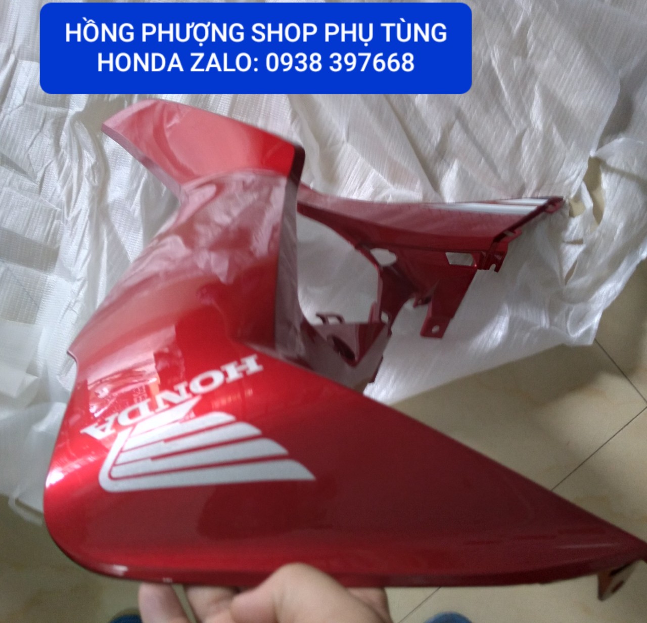 Cánh Yếm Phải  cho xe Future 125 màu đỏ đời 2019