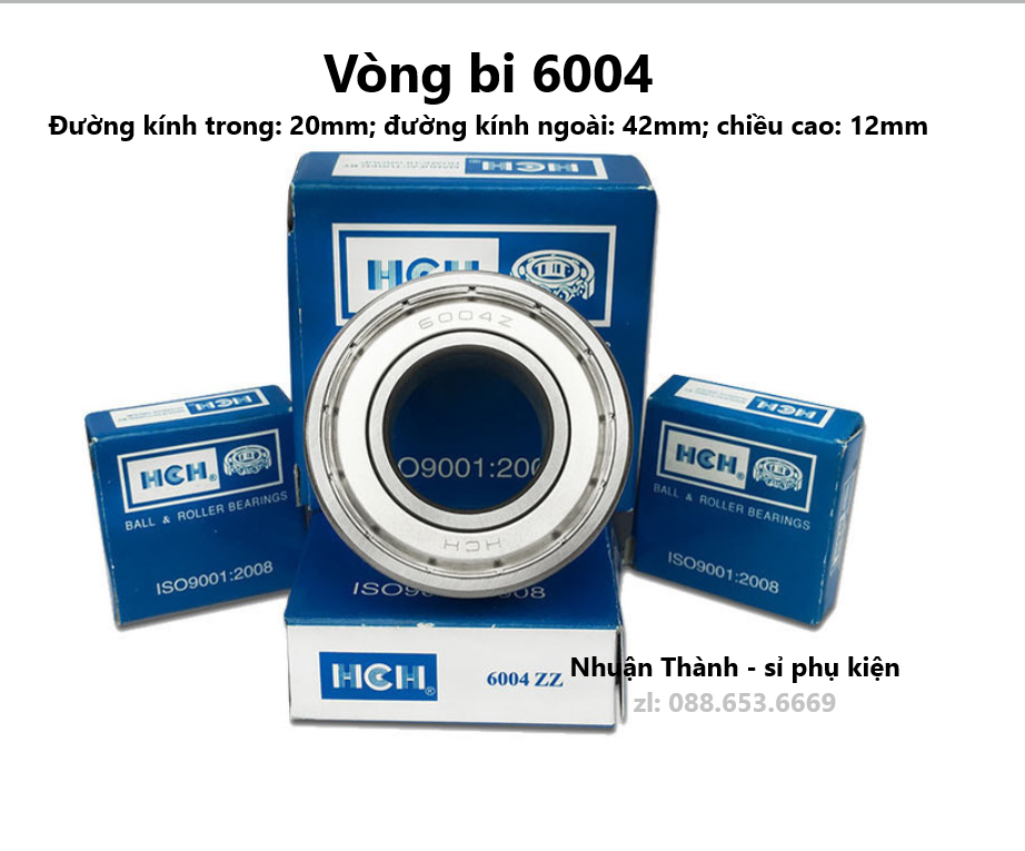 Vòng bi tốt HCH 696, 698, 625, 626, 627, 628, 629, 606, 607, 608, 609, 6000, 6001, 6002, 6004, 6200, 6201, 6202, 6203, 6204, 6301 tốc độ cao, chịu nhiệt, độ chính xác cao phù hợp với nhiều loại máy móc