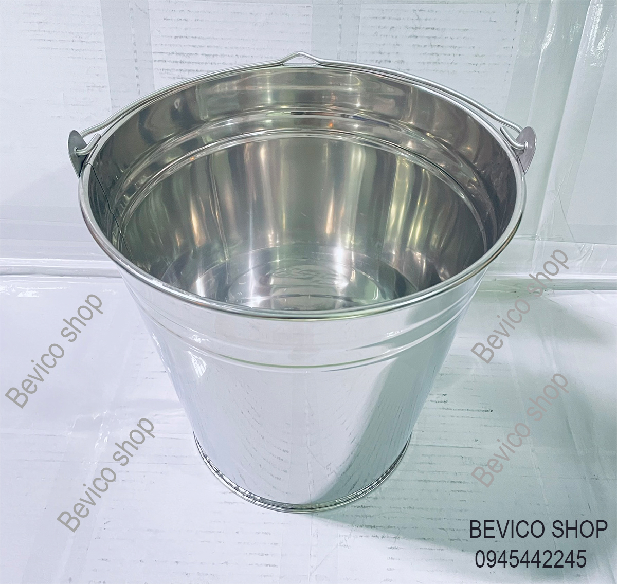 Xô inox (7size) | đựng nước | đựng nước đá | đựng thực phẩm