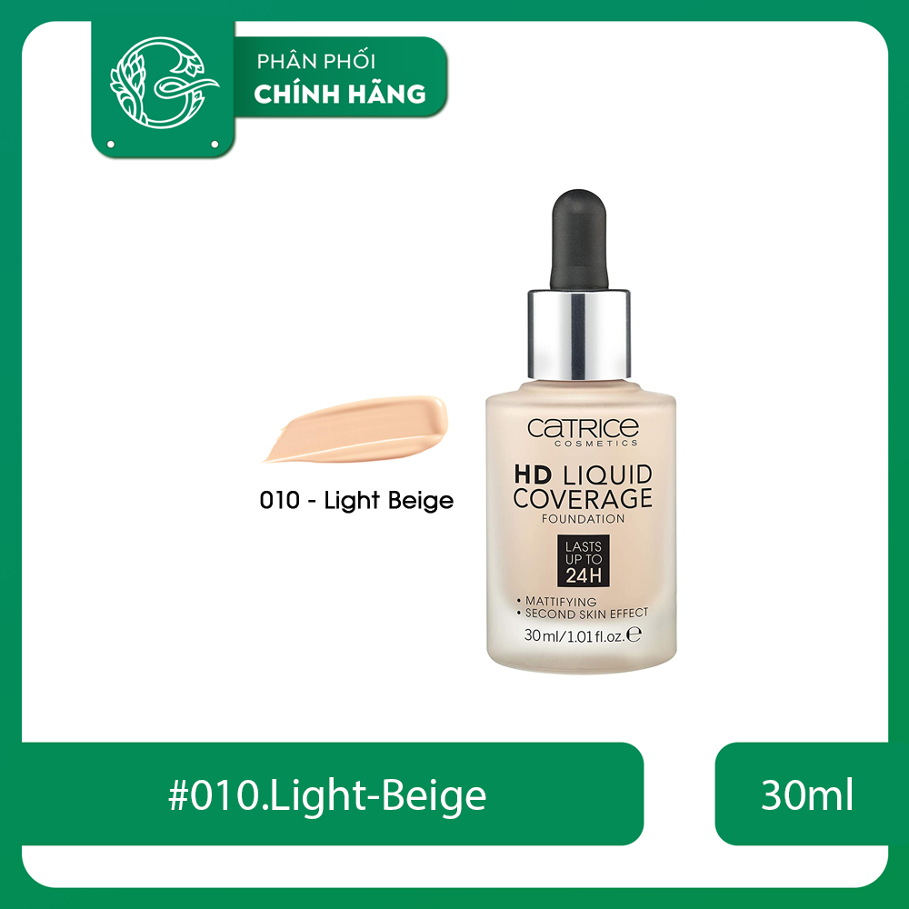 Kem nền trang điểm Catrice HD Liquid Coverage Foundation 30ml