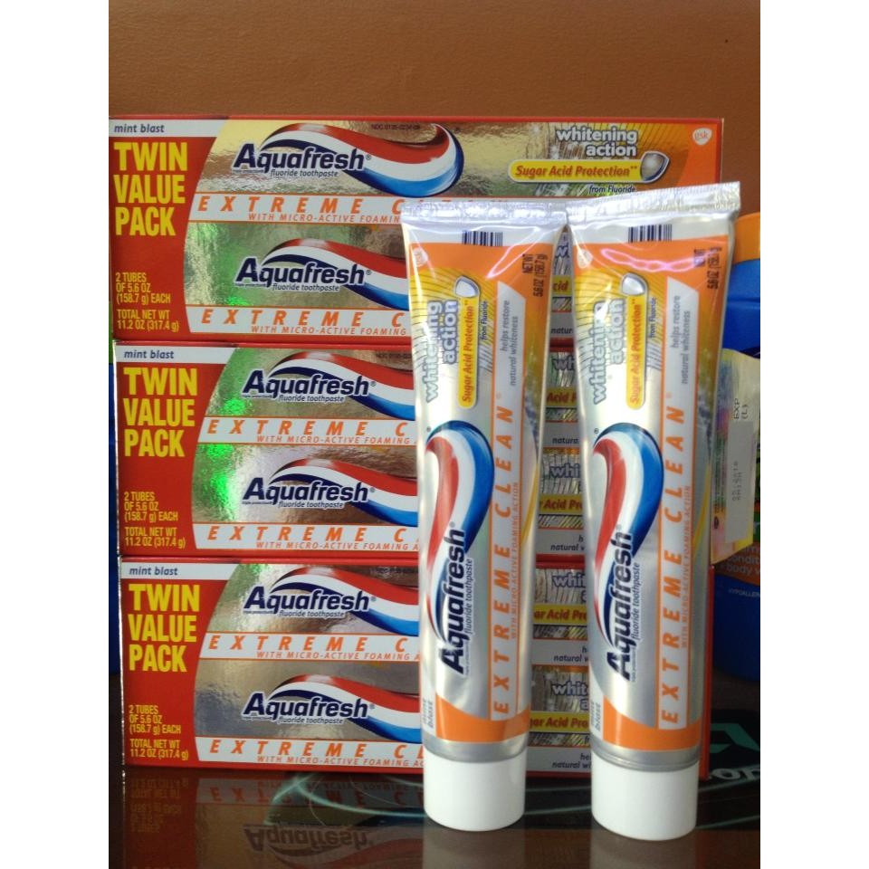 KEM ĐÁNH RĂNG AQUAFRESH WHITENING ACTION