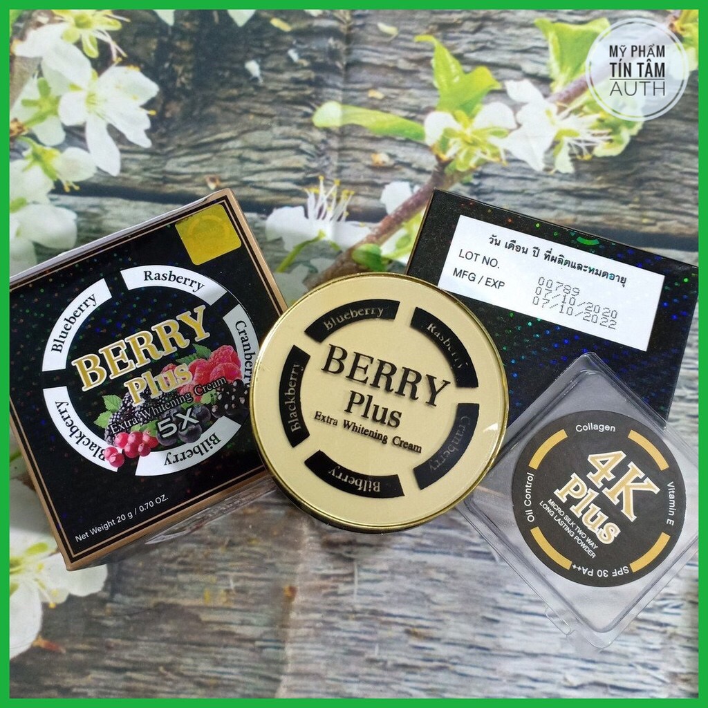 [Chính hãng] Kem bery plus chuyên bôi Nám Tàn Nhang Berry Plus Thái Lan