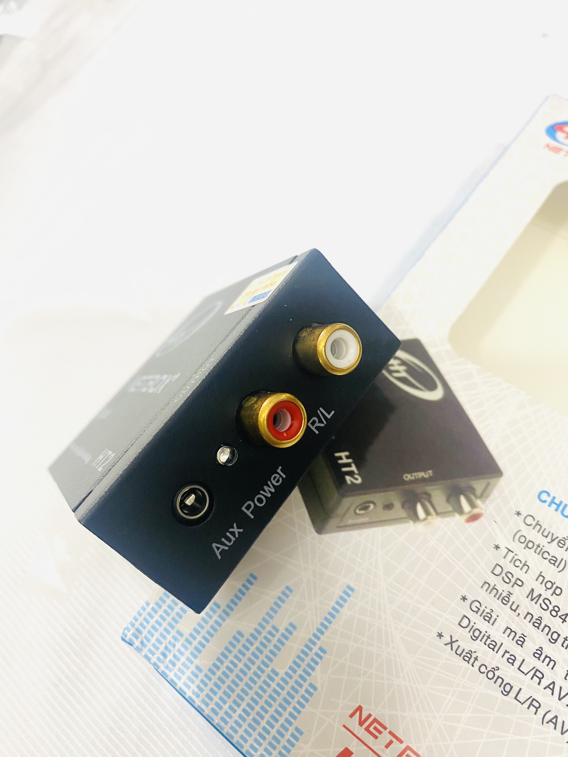 [HCM]Box chuyển đổi OPTICAL sang AUDIO AV kèm cáp Optical mỏng