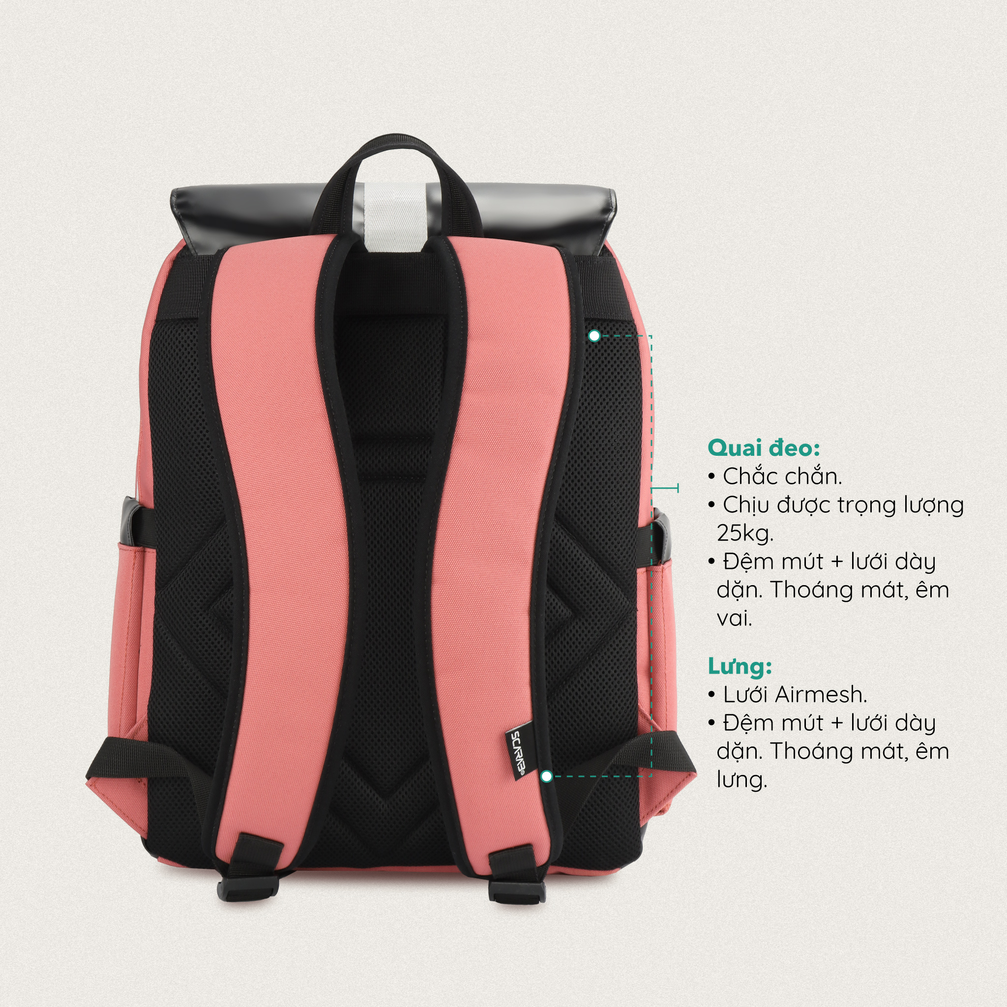 Balo Size Lớn SCARAB - STURDY Backpack Unisex