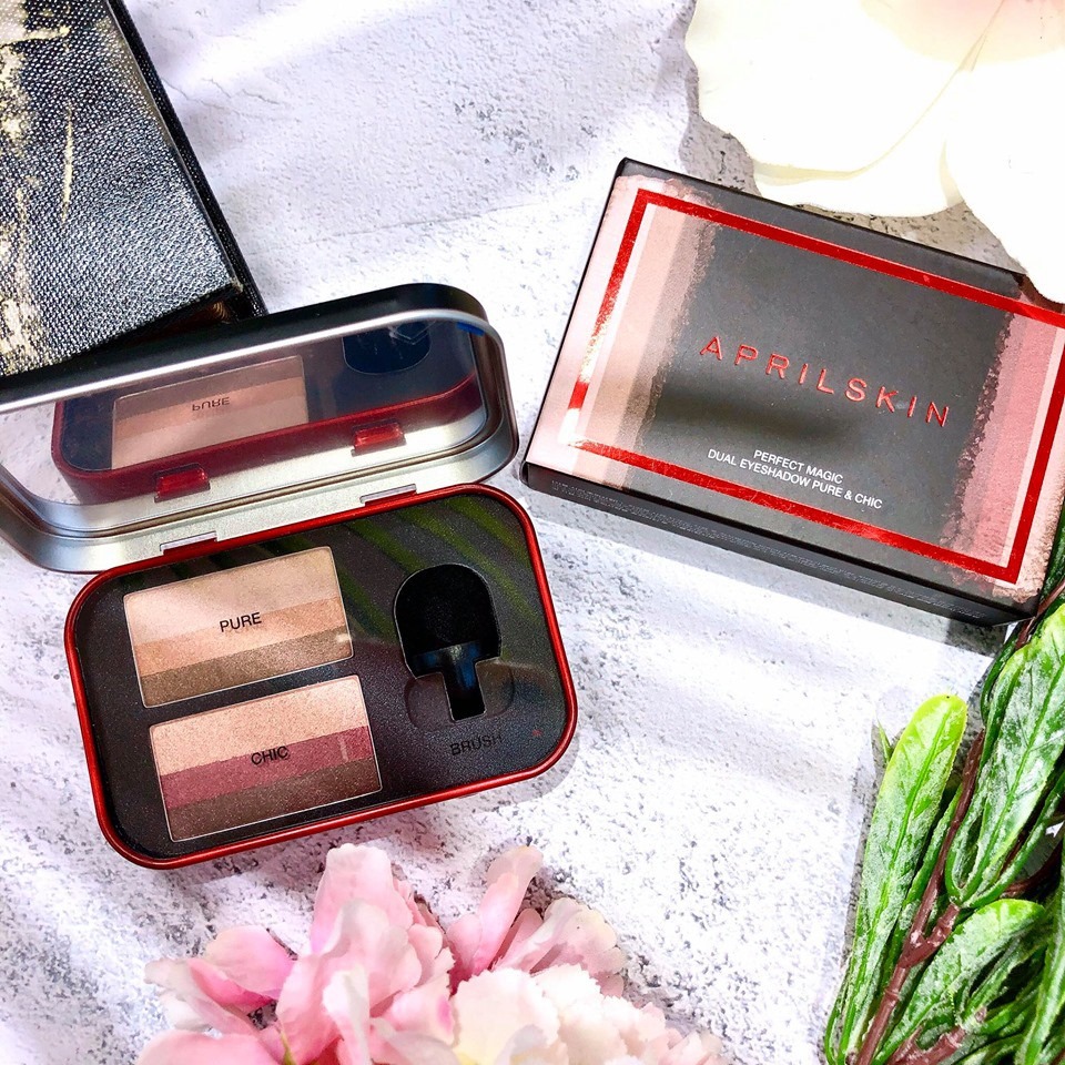 Bảng Phấn Mắt Aprilskin Perfect Magic Dual Eyeshadow 6g