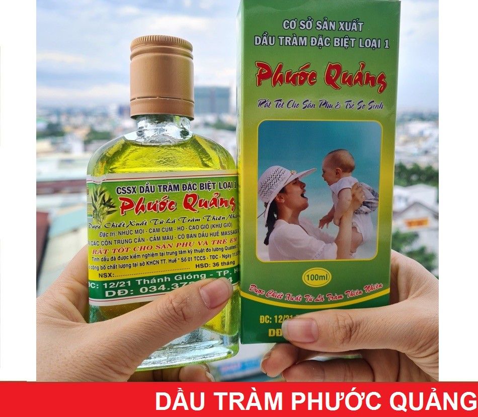 Dầu tràm Phước quảng 100ml , ĐẶC SẢN HUẾ