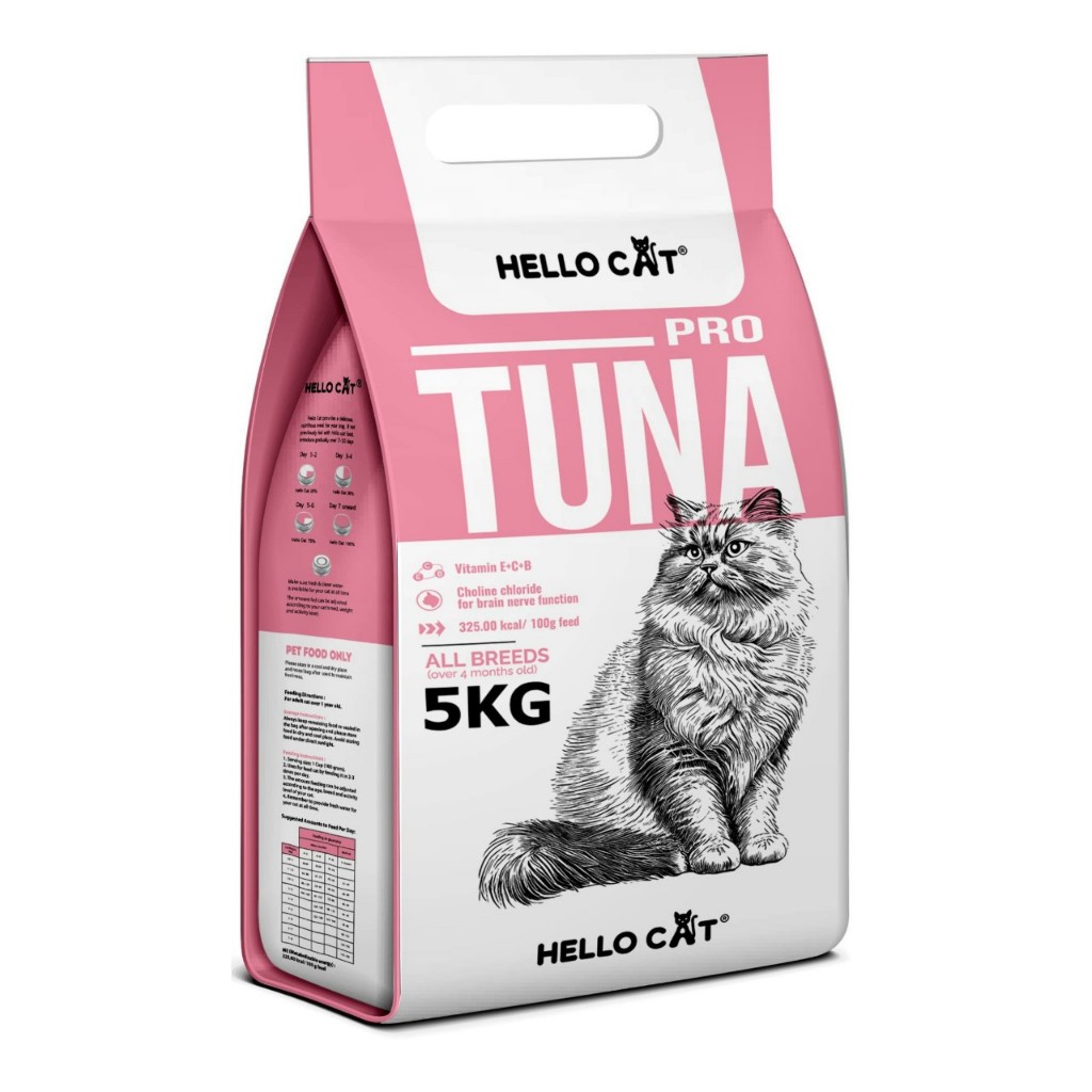 [10KG] Hạt Hello Cat 10Kg Thức ăn Hạt cho Mèo - Happy Cat