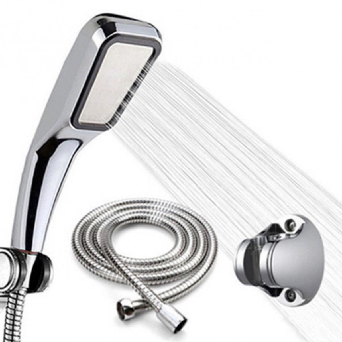Bộ bát sen tăng áp + dây + đế cài sb06