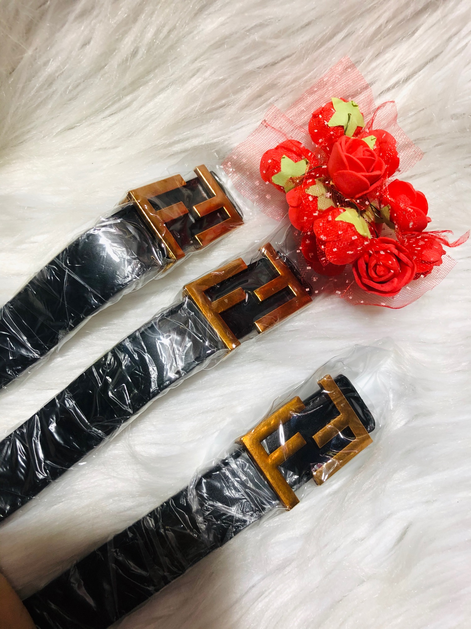 [HCM]Nịt nữ bản 26cm. Mặt chữ màu đồng