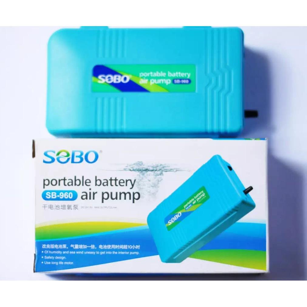 Máy sục khí SOBO SB-980 (Máy thổi ô xy) chạy PIN