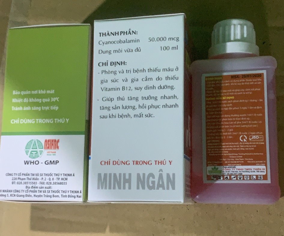 Vitamin B12 cho cây trồng lọ 100ml