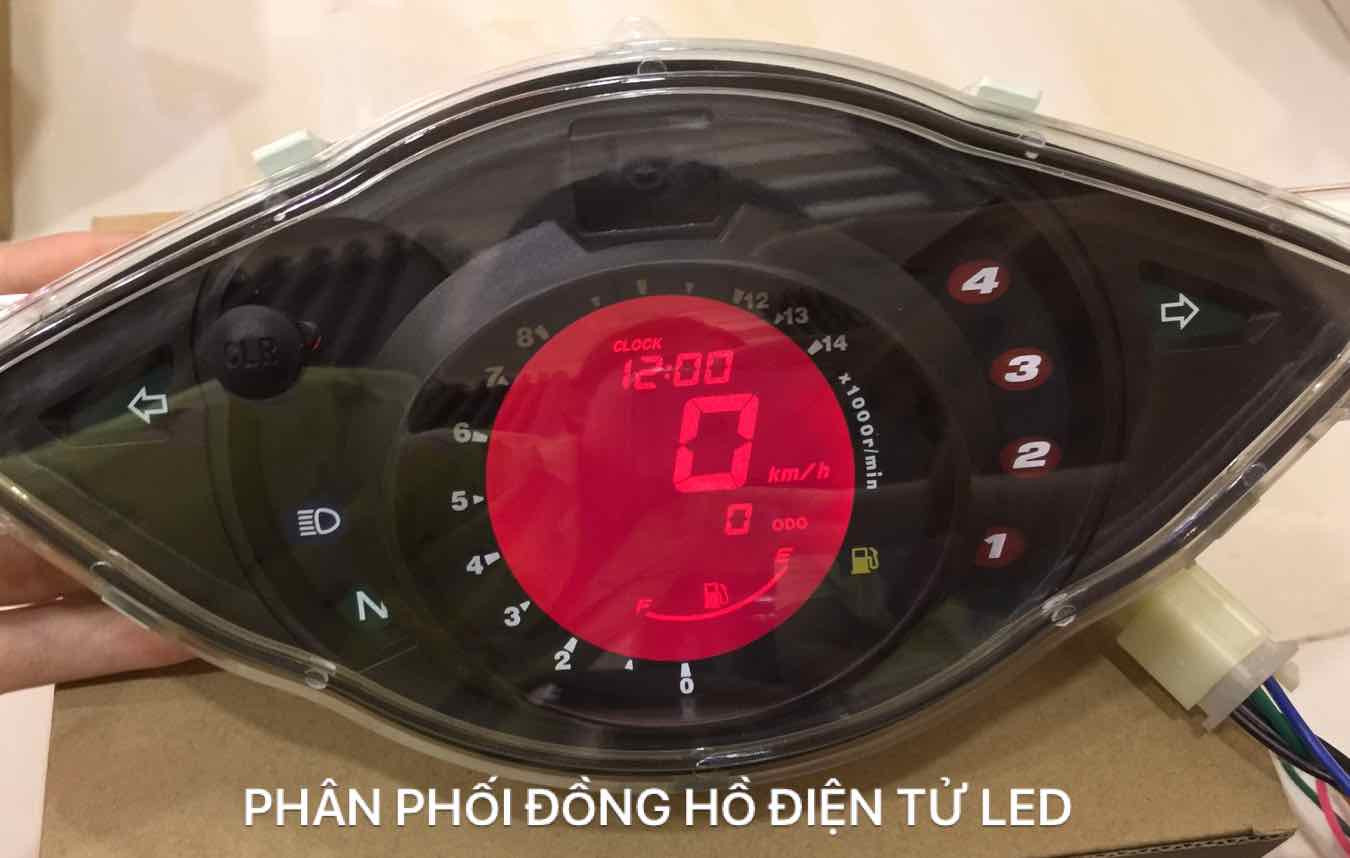 ĐỒNG HỒ ĐIỆN TỬ LED CHO XE WAVE RS