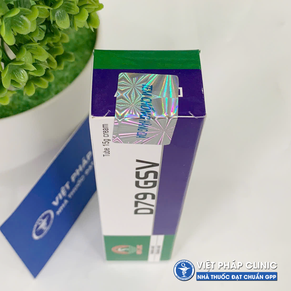 D79 GSV Cream/Pro/New Giảm Mụn Trứng Cá, Mụn Lưng, Dày Sừng Nang Lông 15g/20g