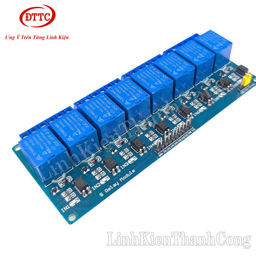 Module Relay 5V 1 Kênh, 2 kênh, 4 Kênh, 8 Kênh