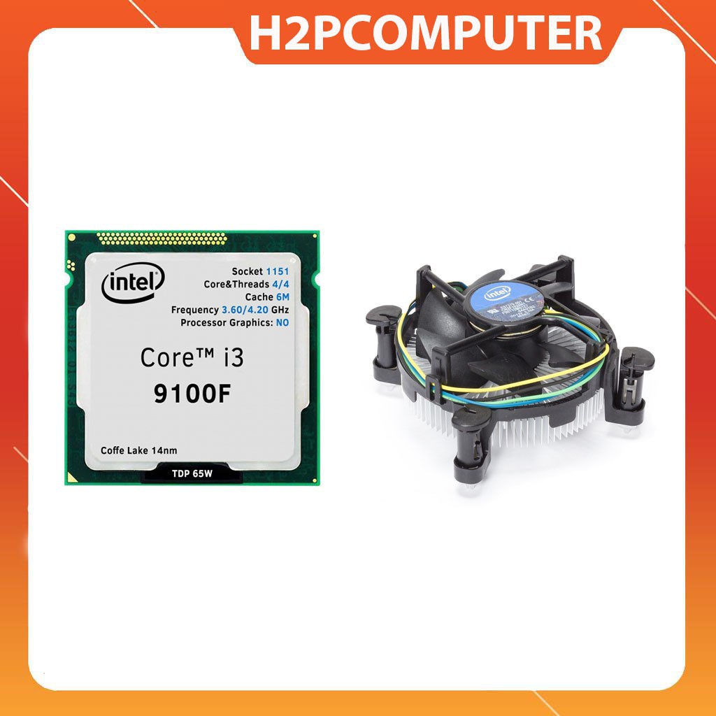 [HCM]QUẠT TẢN NHIỆT CPU I3-9100F ( SOCKET 1151 )
