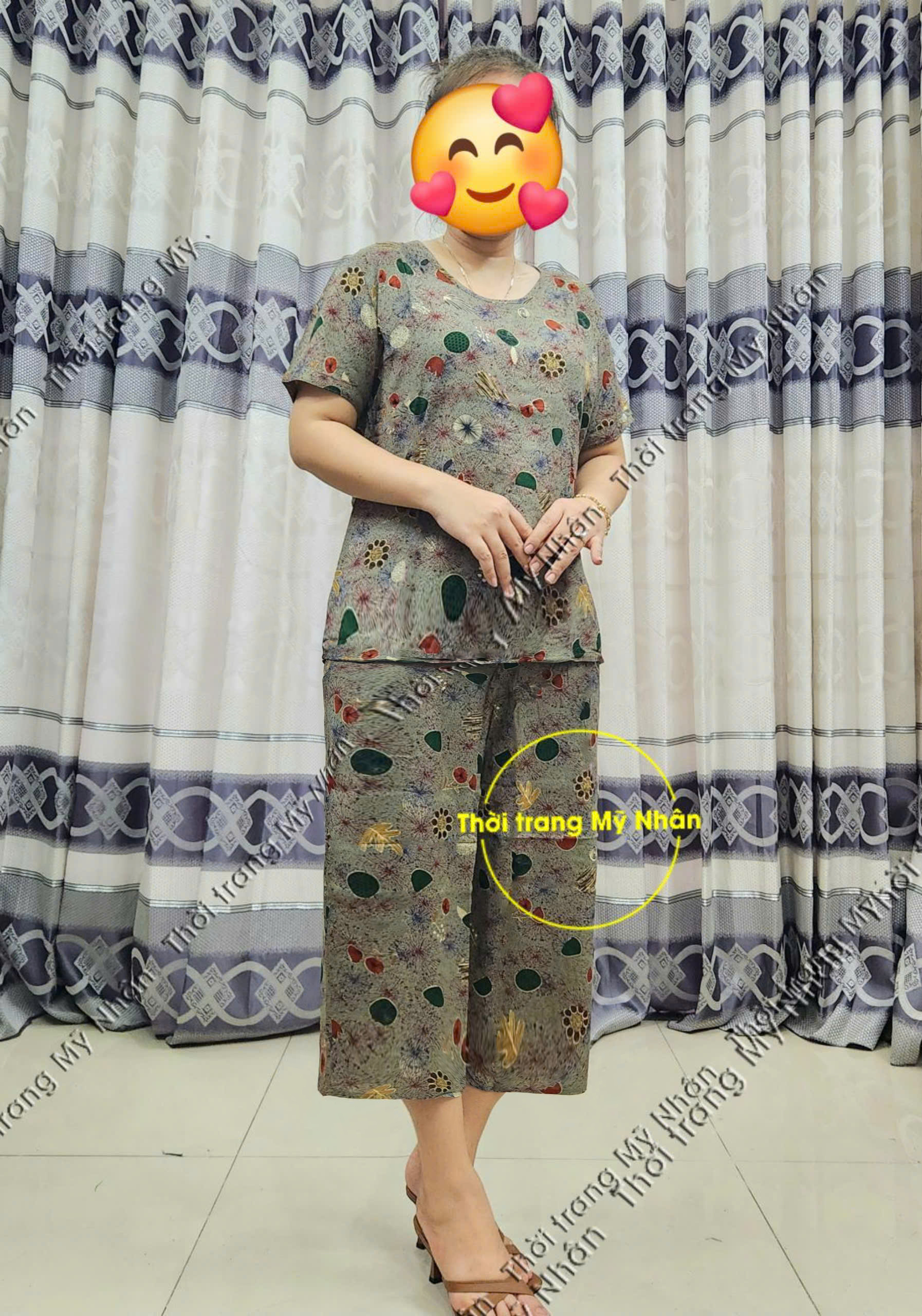 Đồ bộ tole thái lửng trung niên mềm mát đẹp