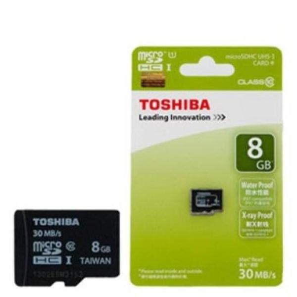 Thẻ Nhớ Micro SD Toshiba 8G Class 4 Box Xanh