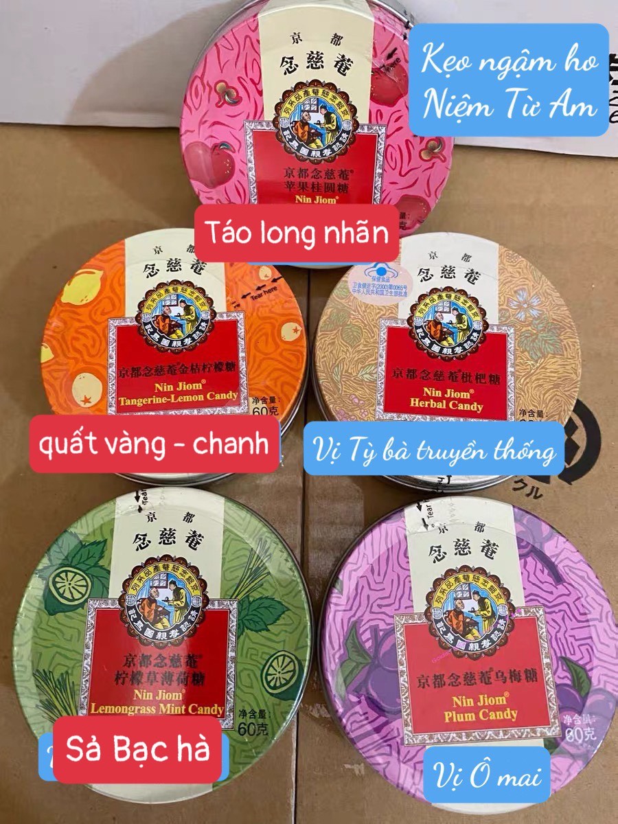 Kẹo Ngậm Ho xuyên bối tỳ bà Giúp Giảm Triệu Chứng Ho Gió, Ho Khan