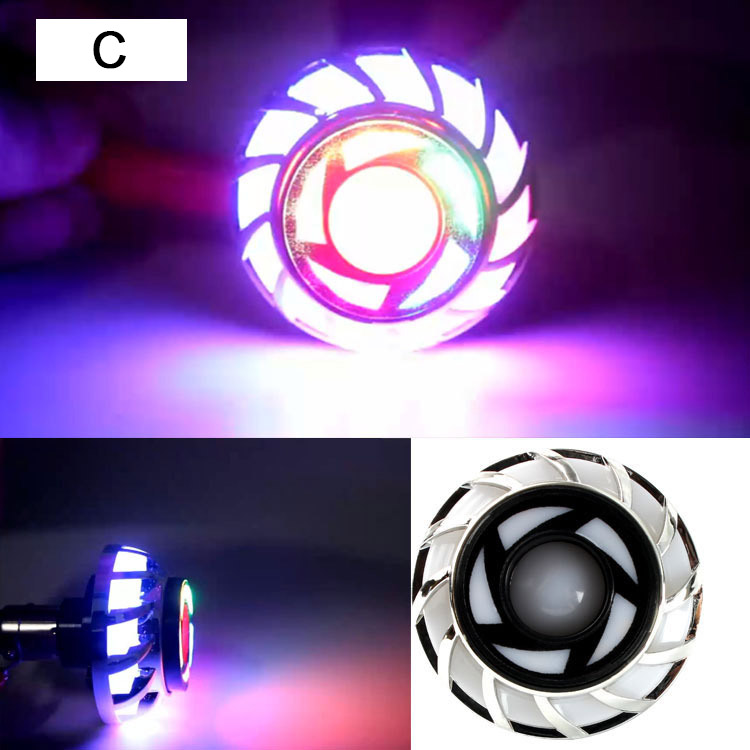 [HCM]Đèn Led Hậu Nháy Lập Lòe Nhiều Màu Gắn Xe Máy [ 1 chiếc ]