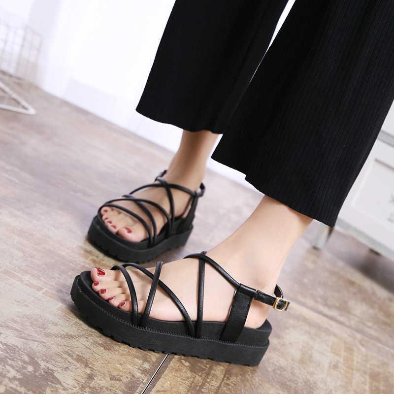 Sandal nữ, Xăng đan nữ dây quai chéo - An's An's Store