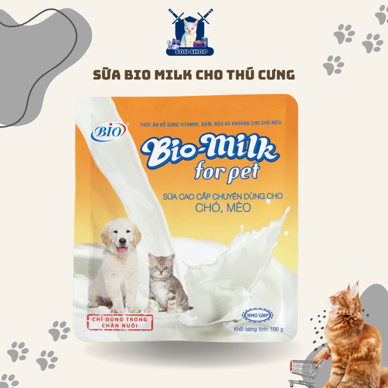 [HỎA TỐC HCM] Sữa Bio Milk cho thú cưng