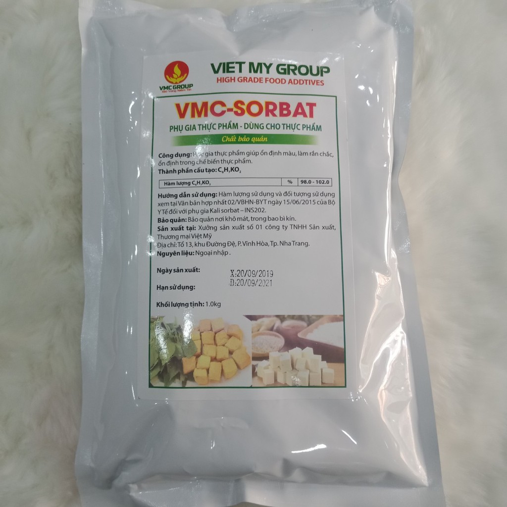 VMC-SORBATE BẢO QUẢN THỰC PHẨM 1KG