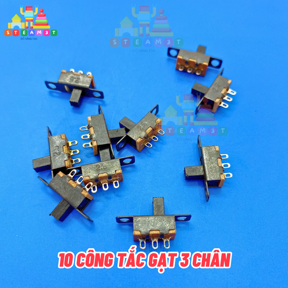 [HCM]10 cái công tắc gạt 3 chân 2 chế độ 1P2T - LK0158