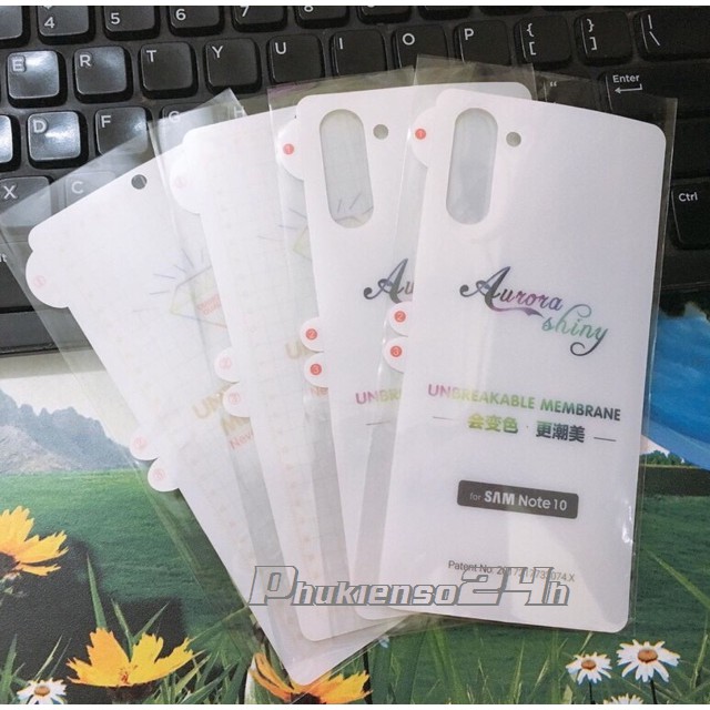 Miếng dán PPF mặt trước và sau dành cho S8/S9/S9+/S8+/note789/S10/S10+