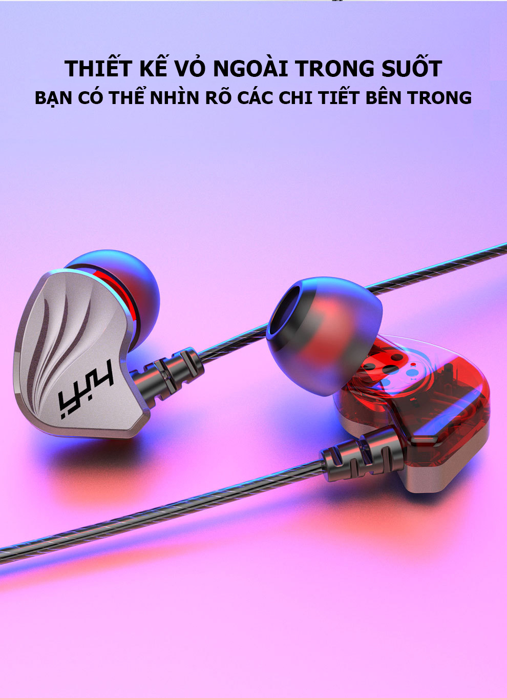 Tai nghe có dây nhét tai gaming chống ồn tốt âm thanh khủng chơi game ngon- S2000