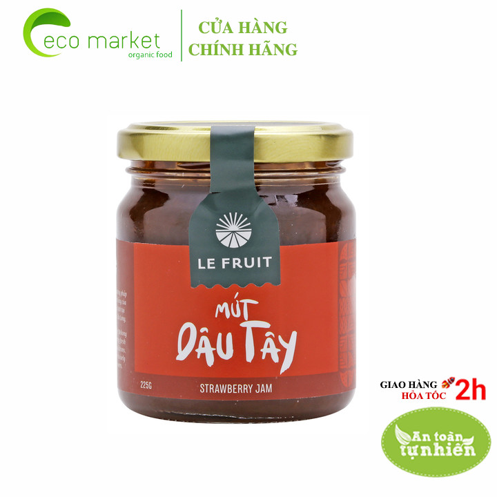 Mứt trái cây dâu tây Le Fruit 225g