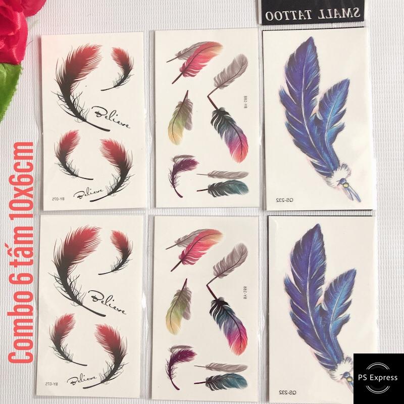 [HCM]COMBO6 TẤM HÌNH XĂM CÁNH YF-065