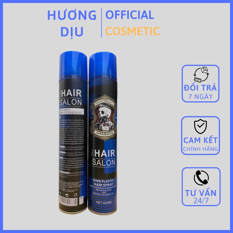 Gôm xịt tóc hair salon baber loại mới 420ml