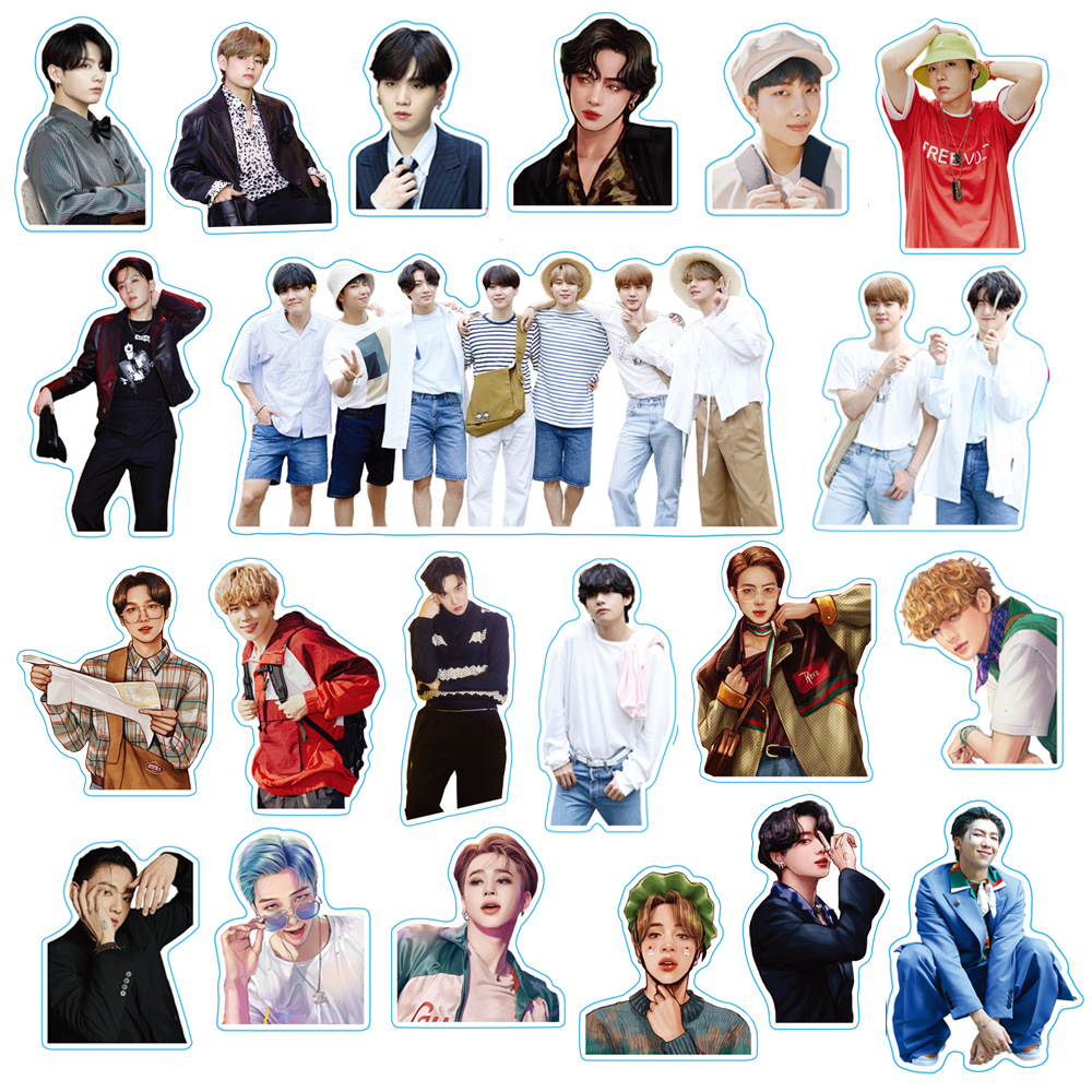 Set 101 Sticker BTS chống nước
