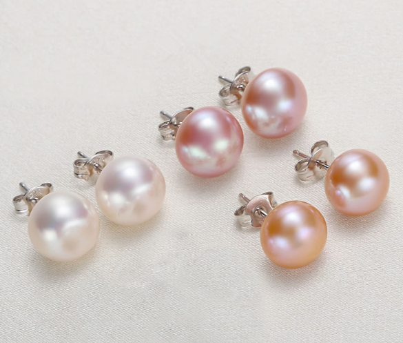 [HCM]Bông ngọc trai nuôi nước ngọt ngọc trai thật shop chụp thật 100% (9 ly trắng )