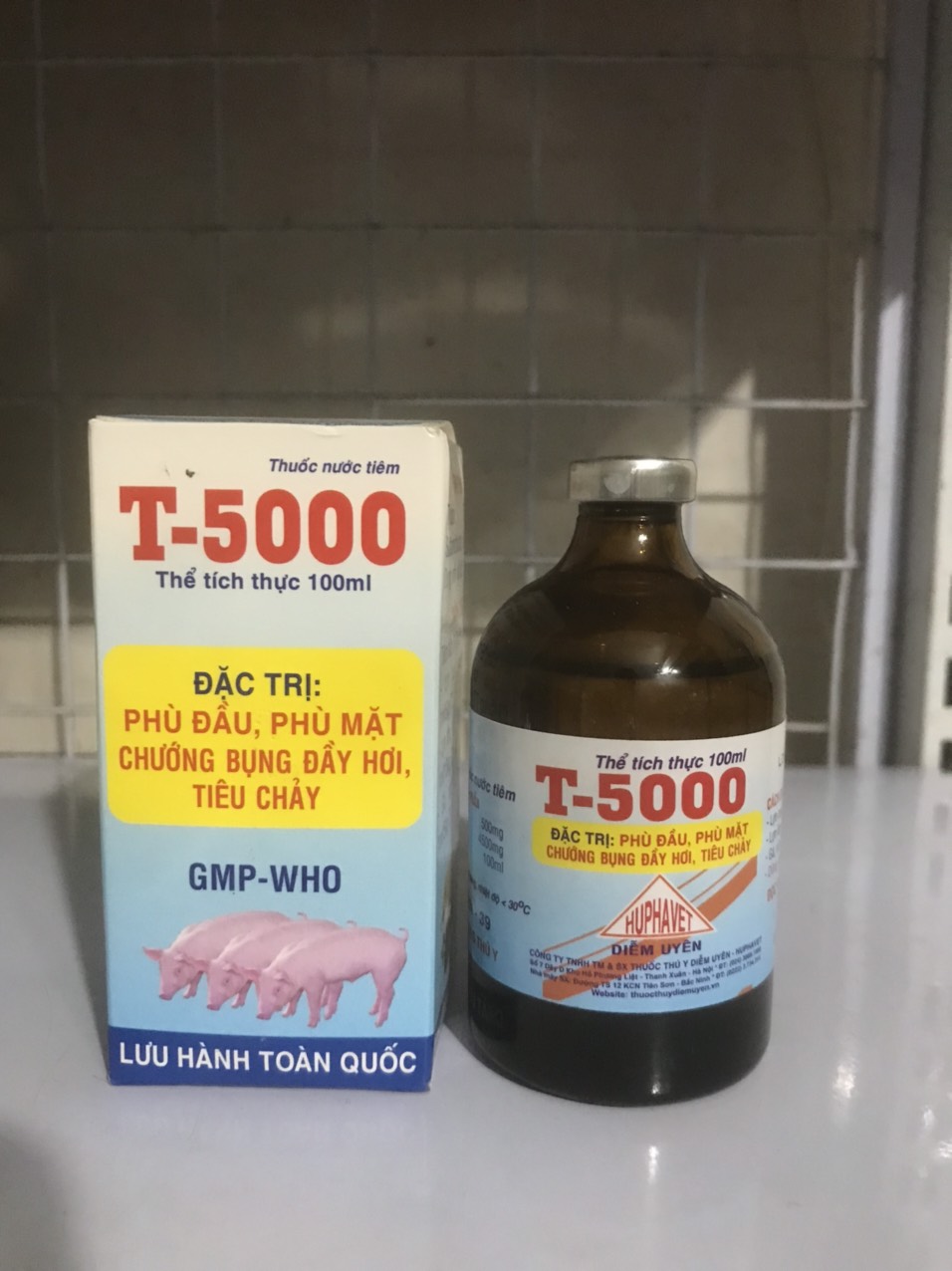 Thuốc thú y, 1 lọ t5000/t 5000 dùng cho chó, mèo, gia súc, gia cầm