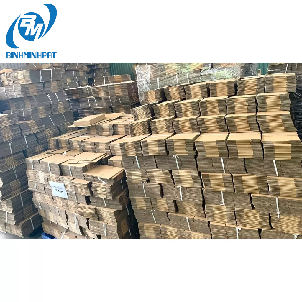 Thùng Hộp carton 28×19,3×9,8cm tối ưu đóng gói hàng hóa chuyển phát nhanh