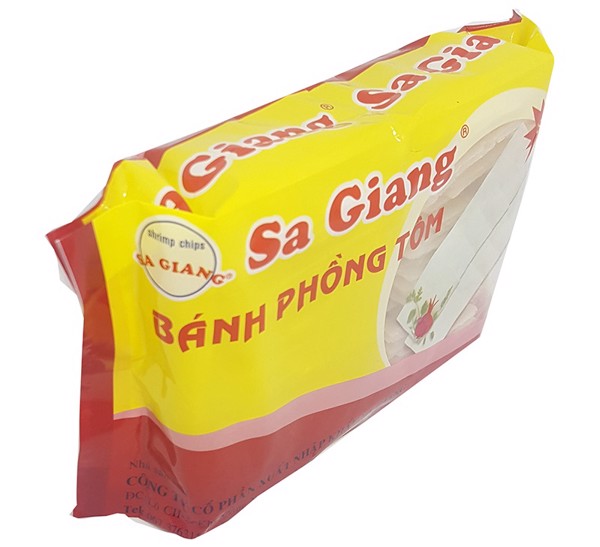 [HCM]Bánh phồng tôm vuông - Sa Giang 400g