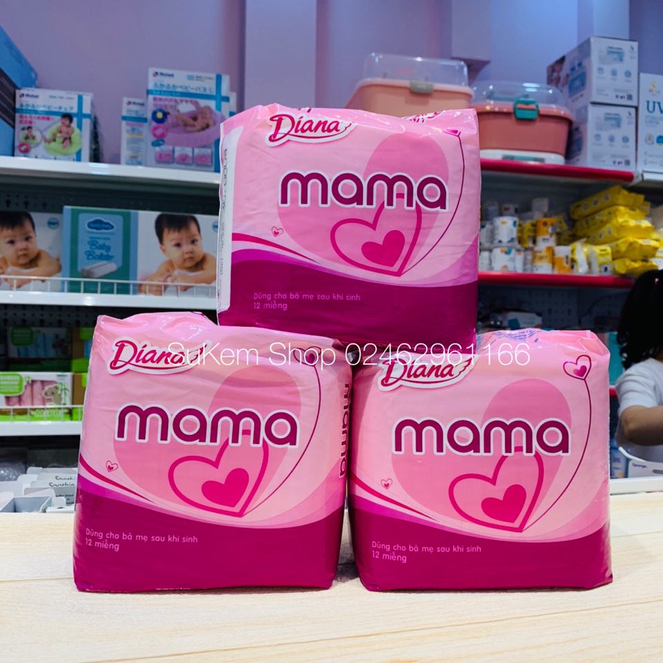 Băng Vệ Sinh MAMA Cho Mẹ 1 Gói 12 Miếng