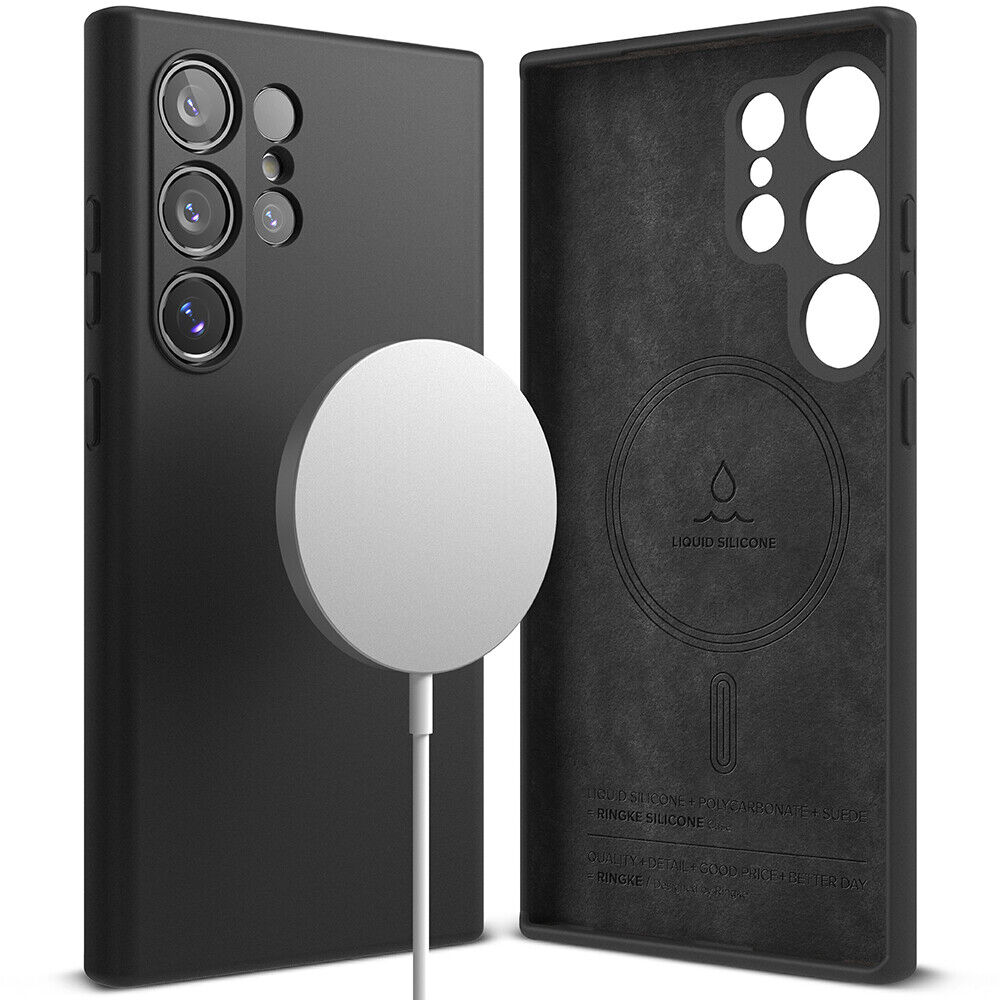 Ốp lưng Ringke Silicone Magnetic cho Galaxy S24 Ultra