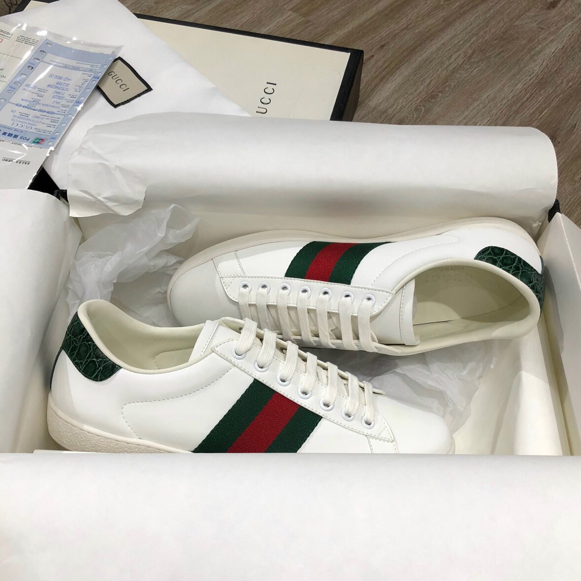 Giày thể thao gu.ccis da bò cao cấp