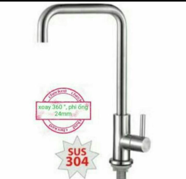 [HCM]vòi nước rữa chén LẠNH INOX 304 CAO CẤP